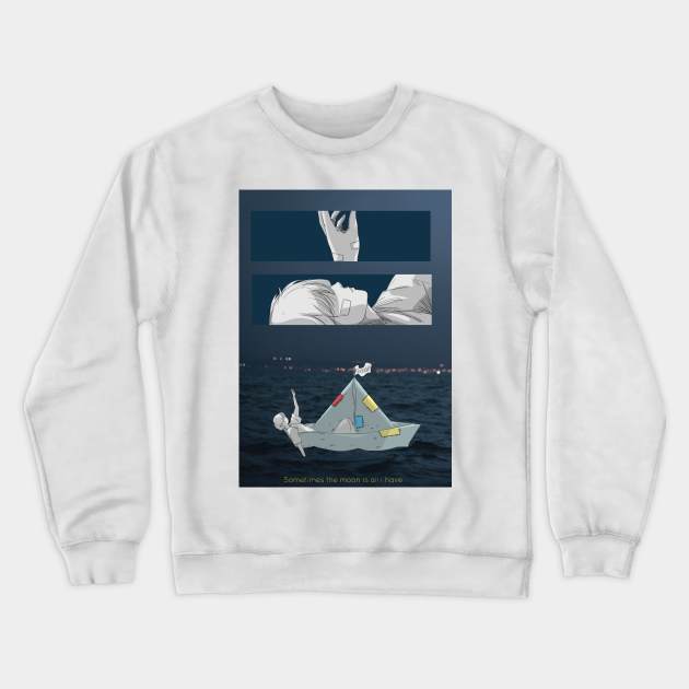 alone Crewneck Sweatshirt by aesthetic shop